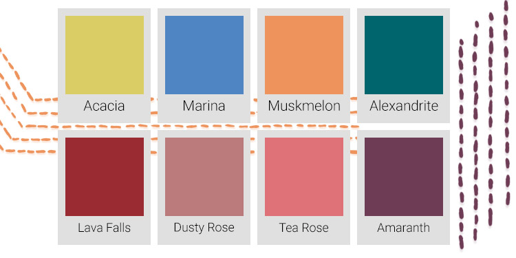 Палитра Pantone весна-лето 2026