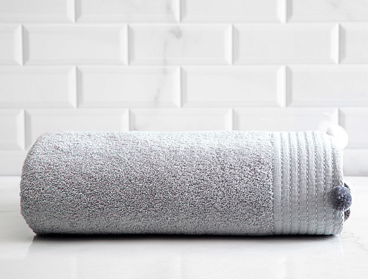 Банное полотенце Valerie 70x140 см. - светло-серое