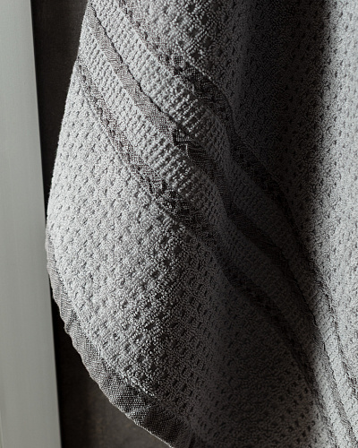 Банное полотенце Alissa 70x140 см. - серое