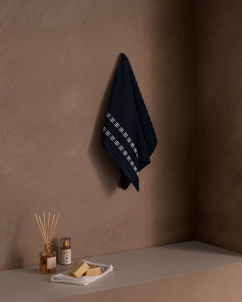 Полотенце для лица Arjean 50x70см - темно-синее