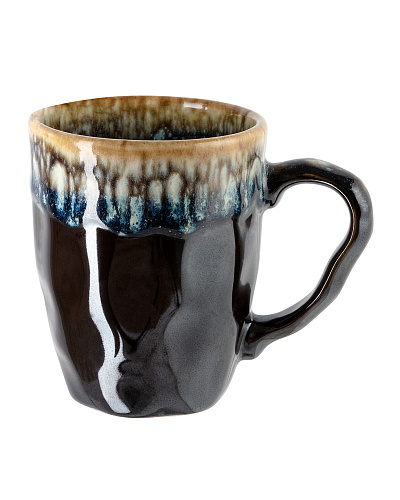 Кружка Belford 400 мл., 8.5x8.5x11 см. - коричневая