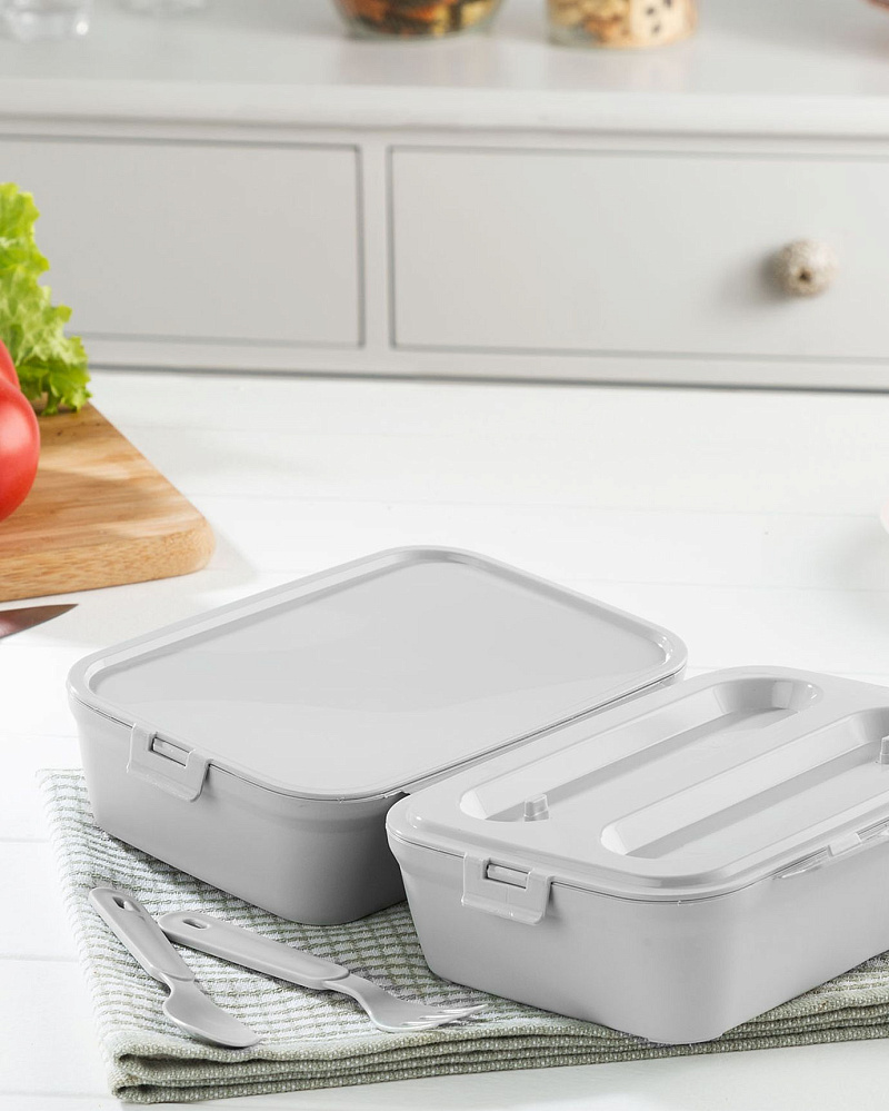 Ланчбокс прямоугольный Diurne, 13x17,5x9,5 см. - пластик