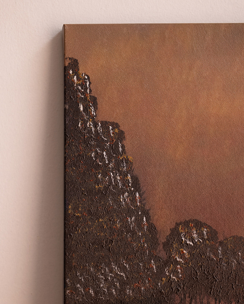 Картина Nicolle 50x70 см. - коричневая