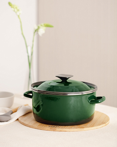 Кастрюля из нержавеющей стали Ellipse 22 см. 