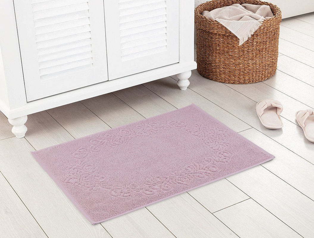 Полотенце для ног Norice 50x70см - светло-сливовое