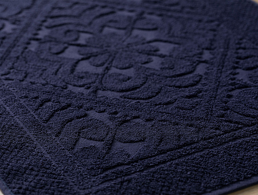 Полотенце для ног Mathilda 50x70см - темно-синее