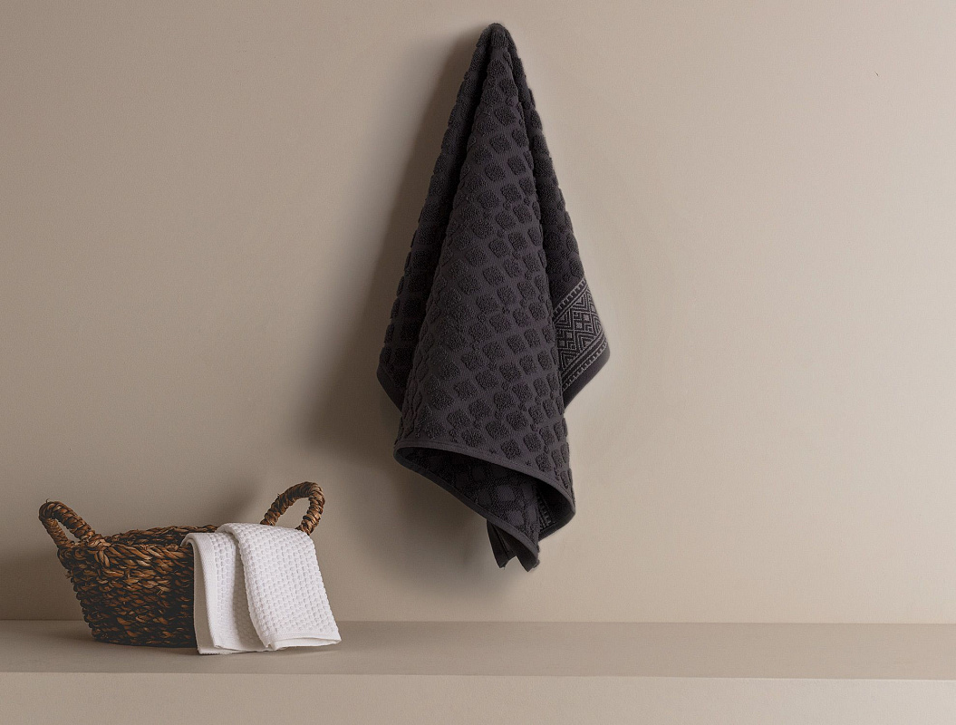 Полотенце для лица Leron 50x70 см - антрацитовый