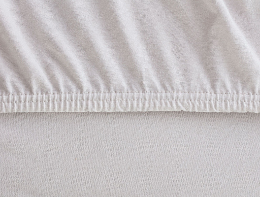 Простыня двуспальная на резинке Valeria 160x200 см, - хлопок