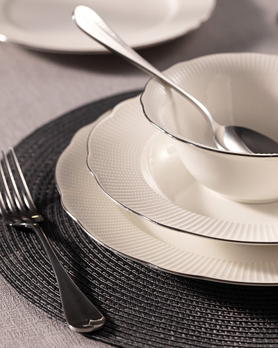 Столовый сервиз Delron из 24 предметов, фарфор