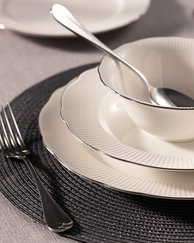 Столовый сервиз Delron из 24 предметов, фарфор