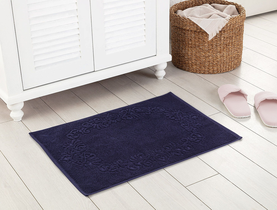 Полотенце для ног Norice 50x70 см - темно-синее