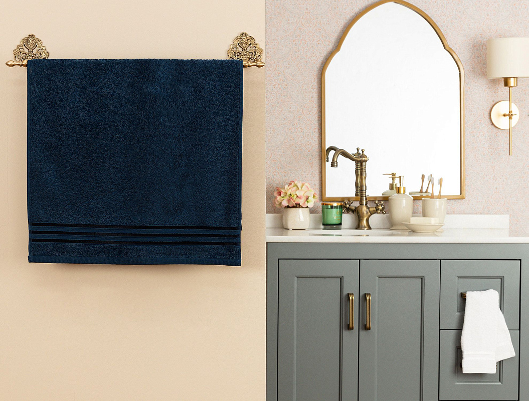 Полотенце для лица Maynor 50x80см - темно-синее