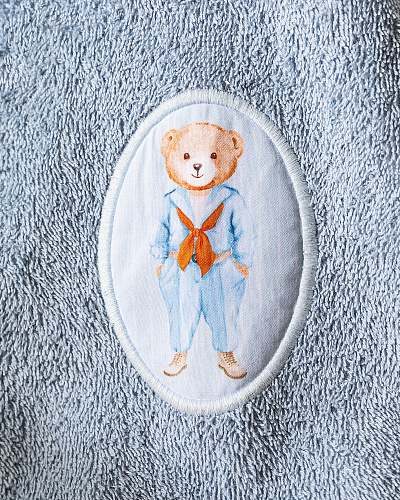 Полотенце для лица Billie 50x70 см. - голубое