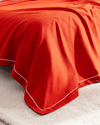 Комплект постельного белья двуспальный Caline с покрывалом и 4 наволочками 240x260 см, хлопок