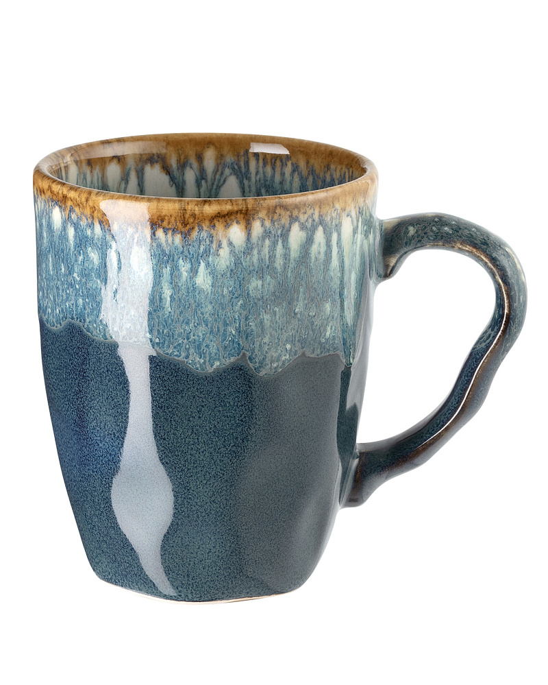 Кружка Belford 400 мл., 8.5x8.5x11 см. - индиго