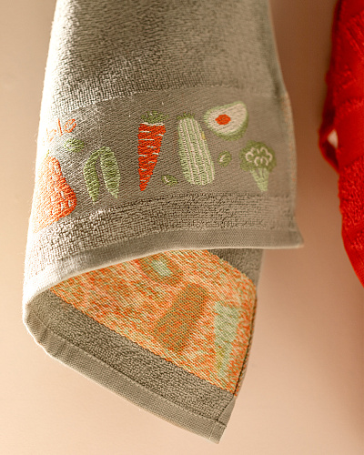 Комплект кухонных полотенец Carotte из 2 шт., 40x60 см. - хлопок