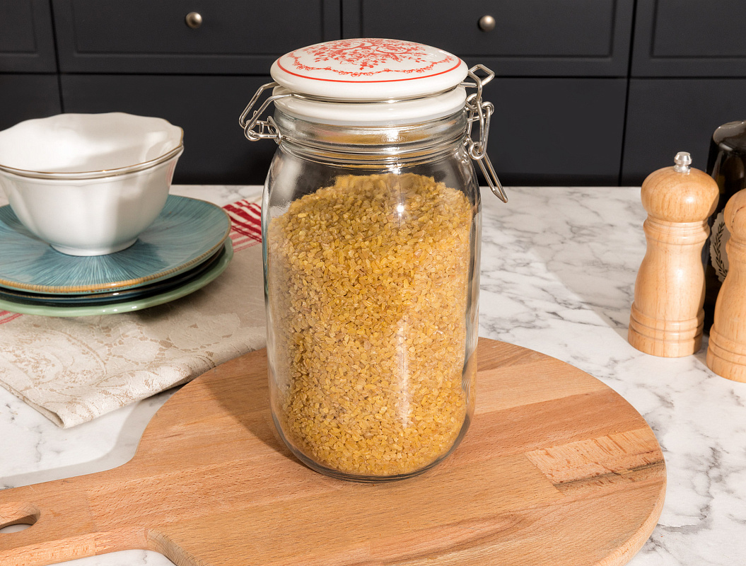 Банка Roesia 11,5x11,5x22,7см - прозрачный