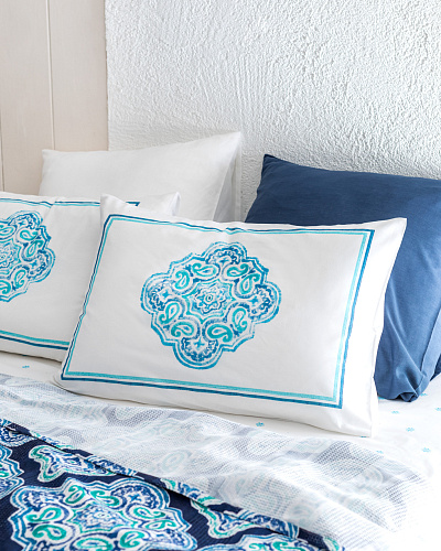 Комплект постельного белья полутораспальный Carel Cardi с вафельным покрывалом 160x240 см, хлопок