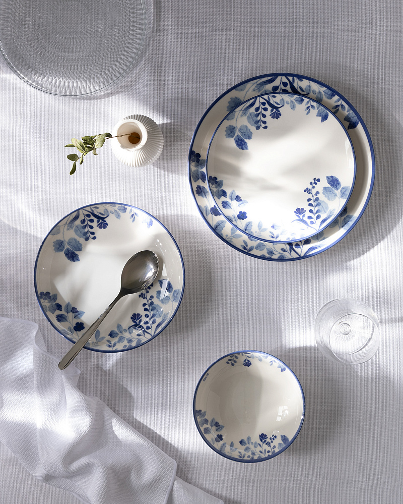 Столовый сервиз Andela из 24 предметов, - фарфор