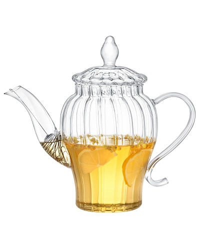 Чайник из боросиликатного стекла Versay с сетчатым ситом, 600мл