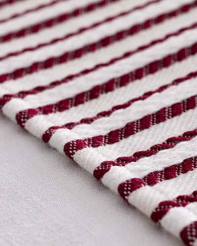 Набор сервировочных ковриков Ronnet из 2 шт., 45x35 см. - бежевый / красный