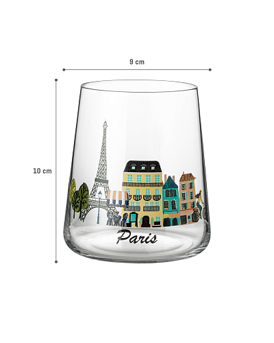 Набор стаканов для воды Paris City, 420 мл.,2 шт., стекло