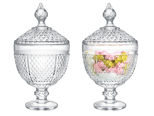 Ваза Gagnon с крышкой 15x28 см.