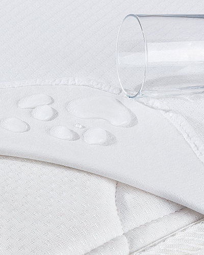 Наматрасник Flore 160x200 см. - белый