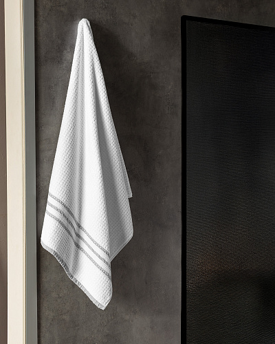 Банное полотенце Alissa 70x140 см. - белое