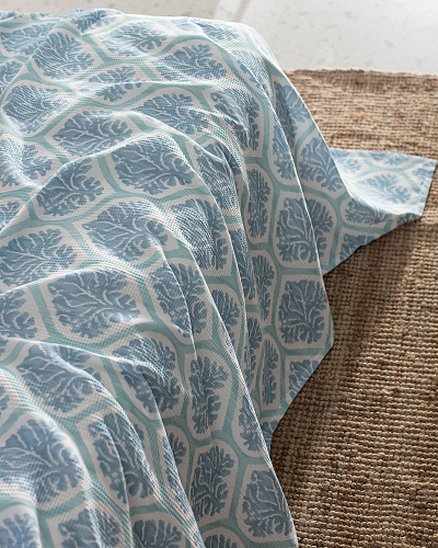 Комплект постельного белья двуспальный Leal с покрывалом 240x260 см - хлопок