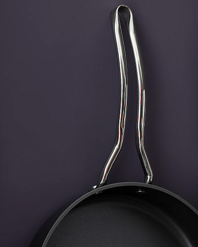 Набор посуды Titanium Professional из 7 шт., 18-22-26 см. - темно-серый