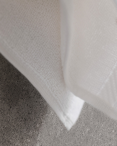 Полотенце для рук Piano Armure Hotel Collection 30x46 см. - белое