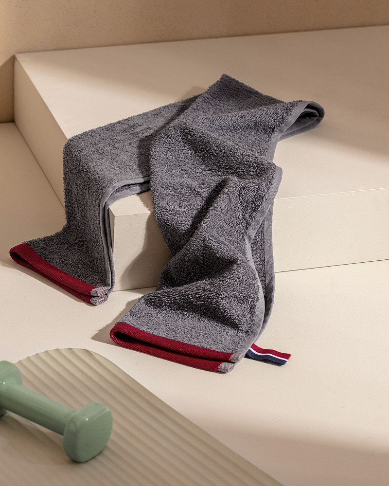 Полотенце для спорта Marie 30x110 см. - темно-серое