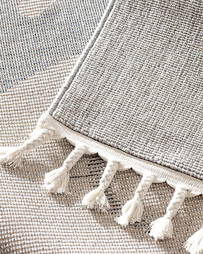 Ковер Carotte 160x230 см. - серый / кремовый