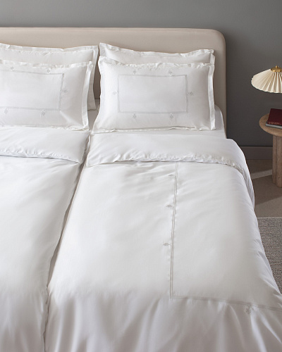 Комплект постельного белья семейный Lilas с 4 наволочками и 2 пододеяльниками 260x280 см, хлопок