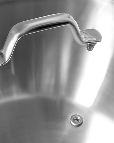 Кастрюля Vera с крышкой глубокая 16 см, нержавеющая сталь