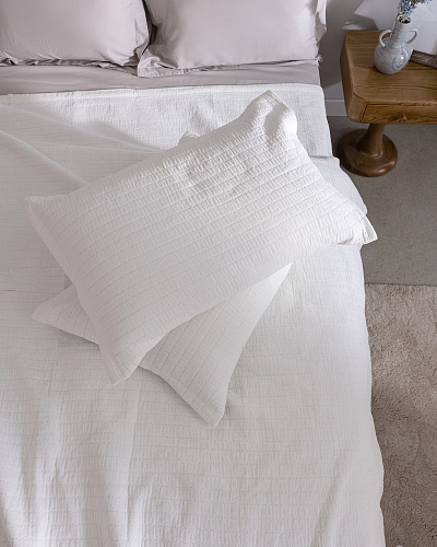 Комплект постельного белья евро Feolette с покрывалом и 2 наволочками 230x240 см