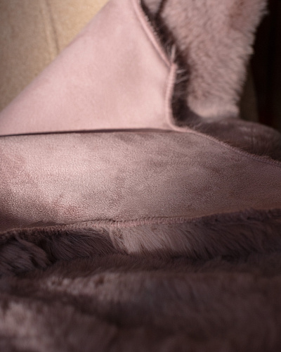 Ковер плюшевый Armend 60x90 см. - пудровый