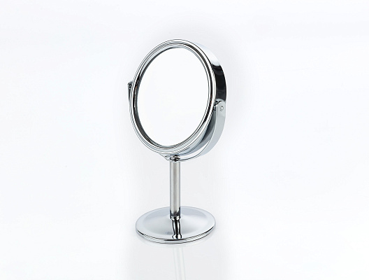 Круглое зеркало Bailey 14,5x8 см. - серебристое