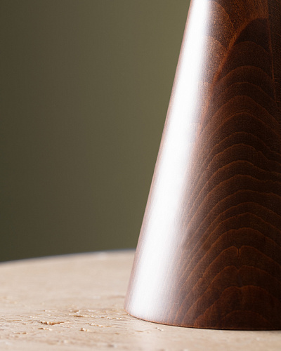 Абажур Charlotte 35x21x21 см. - бежевый / коричневый