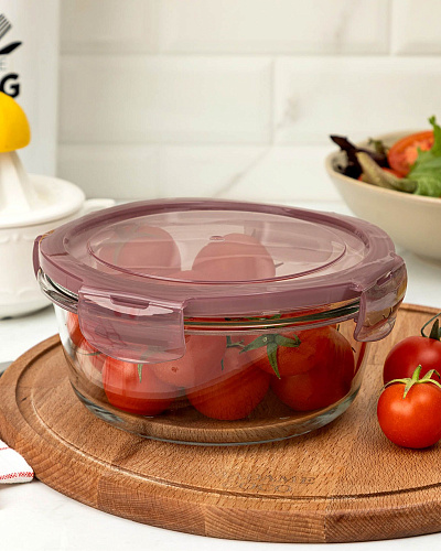 Круглая чаша Corette 810мл - пудровый