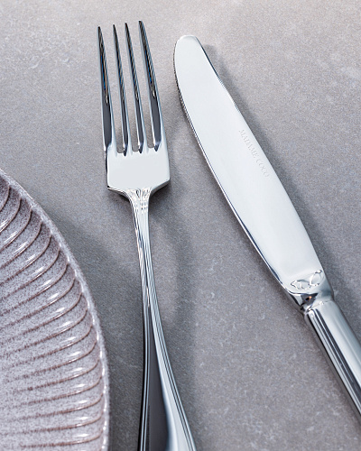Набор столовых приборов Syrena из 84 шт. - серебристый