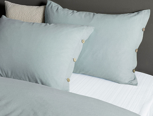 Комплект постельного белья полутораспальный Mer 160x240 см, - хлопок, лен