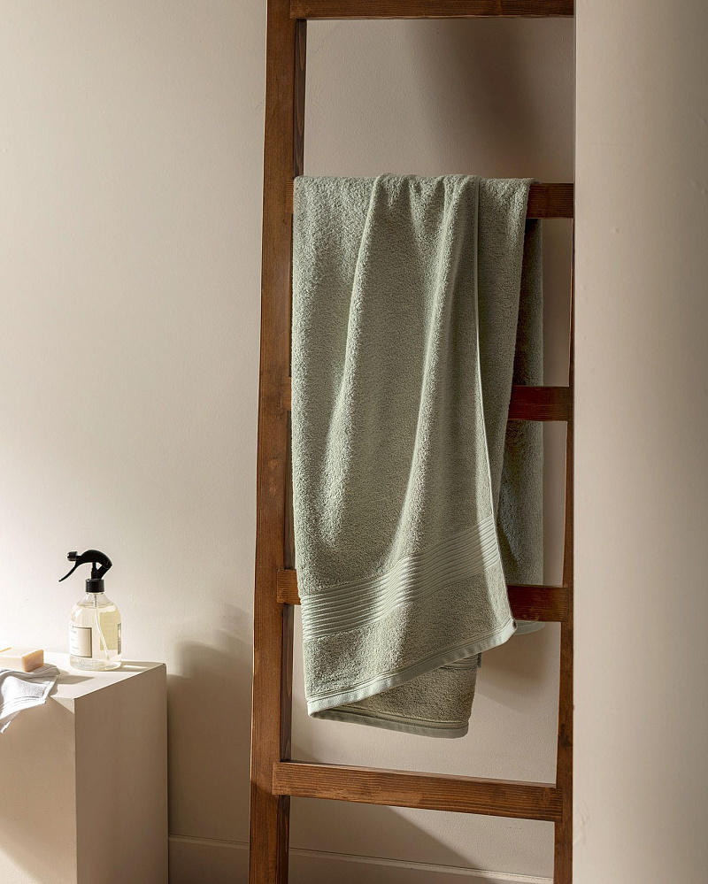 Банное полотенце Clarette 90х150 см - светло-зеленое