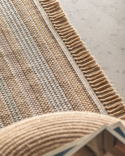 Ковер Laila 200x300 см. - бежевый / голубой