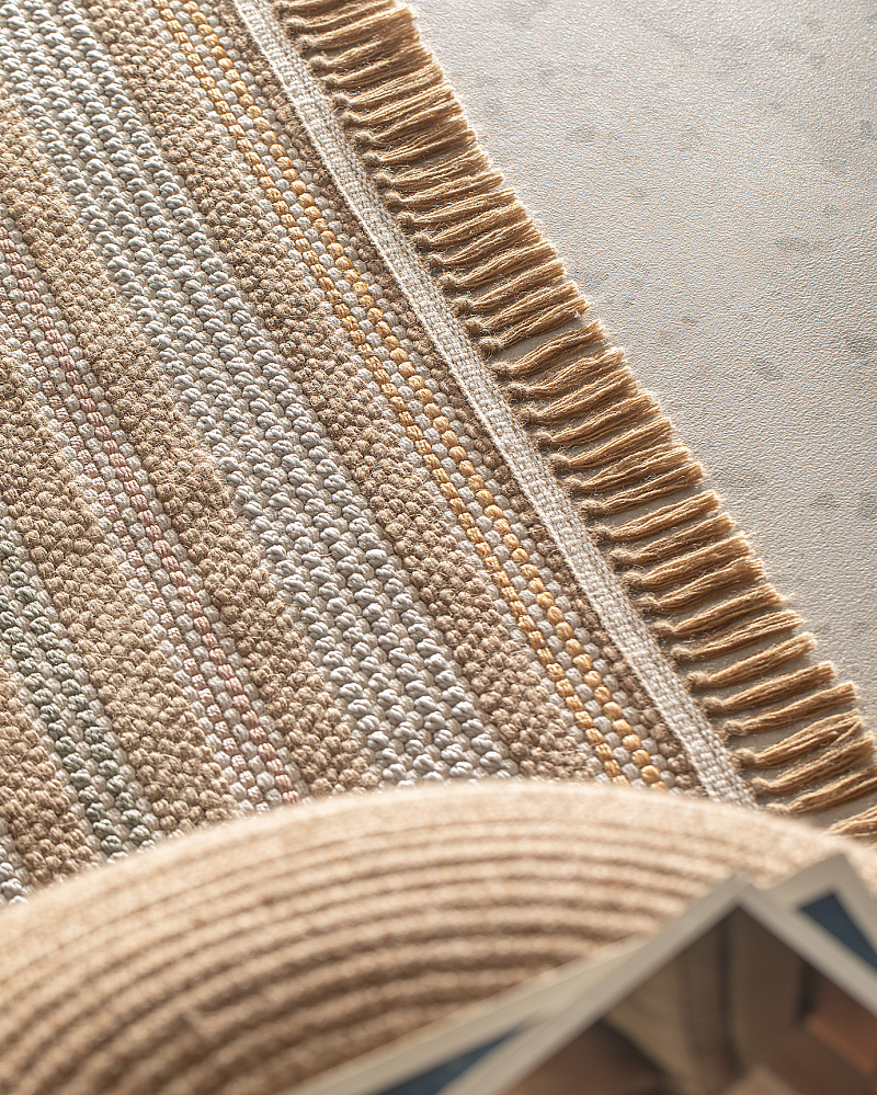 Ковер Laila 200x300 см. - бежевый / голубой