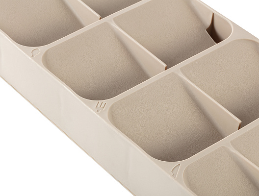 Органайзер для кухонного ящика Grand 16,5x38,5x5,2 см. - светло-бежевый