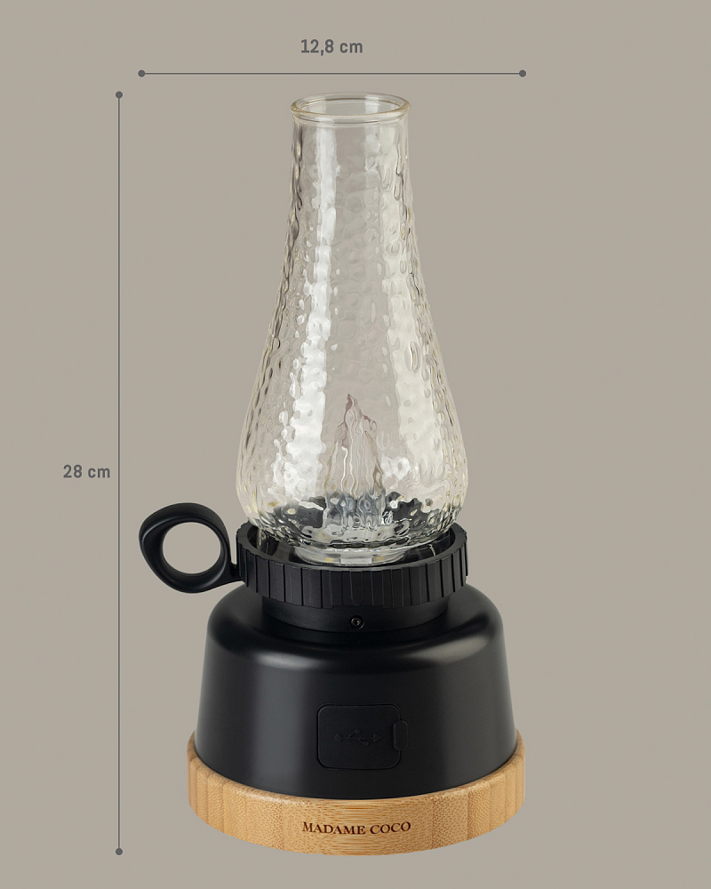 Абажур Nela Touch 12,8x28 см. - черный