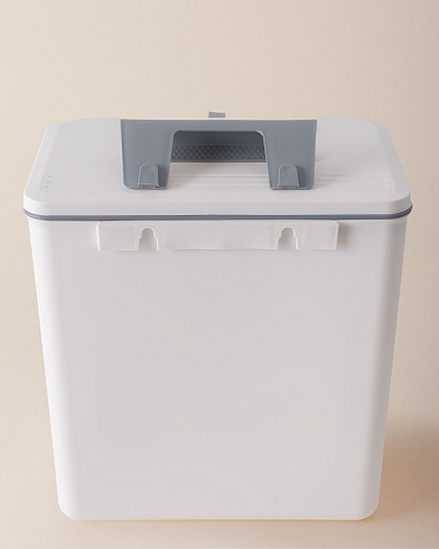 Подвесная мусорная корзина Ninon 12,5 л. - экрю