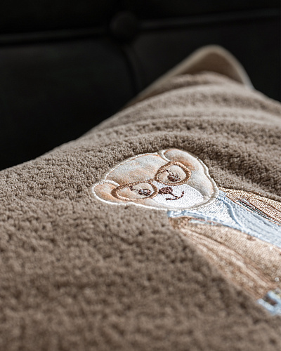 Декоративная наволочка Melay 43x43 см. - коричневая